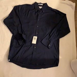 Men’s navy blue dress shirt size 15 1/2